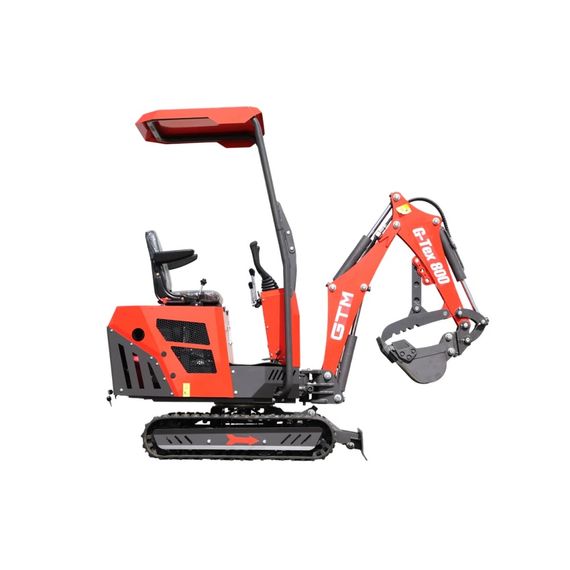 Мініекскаватор дизельний GTM G-Tex 800 (7.5 кВт, 10.2 к.с., до 1.41 м, 800 кг) | Зображення 2