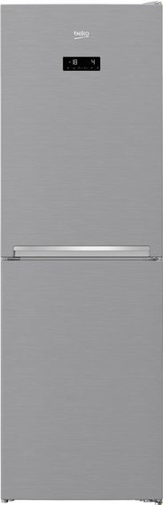 Холодильник з нижньою морозильною камерою BEKO RCNA386E30ZXB, 203х67х60см, 2 двері, A++, NF, Сірий (RCNA386E30ZXB)