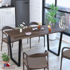 Стол обеденный Loft Design Трапеция 138-70 орех модена