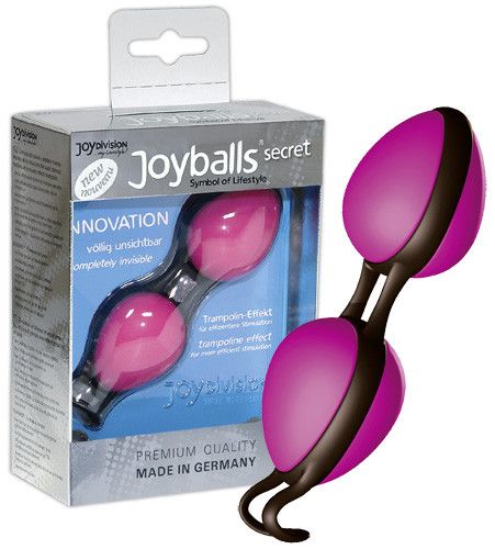 Вагінальні кульки чорно-рожеві СЕКРЕТ JOY Sex Aura