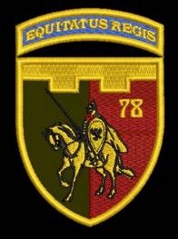 Шеврон 78-й окремий батальон територіальної оборони м.Івано-Франківськ (кольоровий)