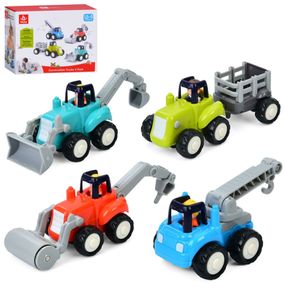 Набор детских инерционных машинок "Строительные" HA7906 в наборе 4 штуки