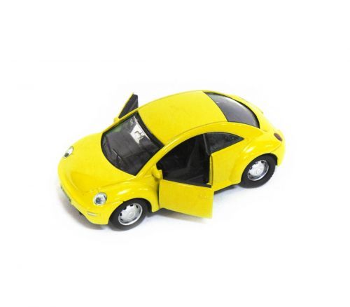 Уценка. Машина металлическая "Volkswagen Beetle" (желтая) - не работает звук и свет