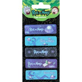Стикер-закладка Kite бумажная с рисунком Rick and Morty 100 шт, 5х20 шт (RM23-480) - Топ Продаж!