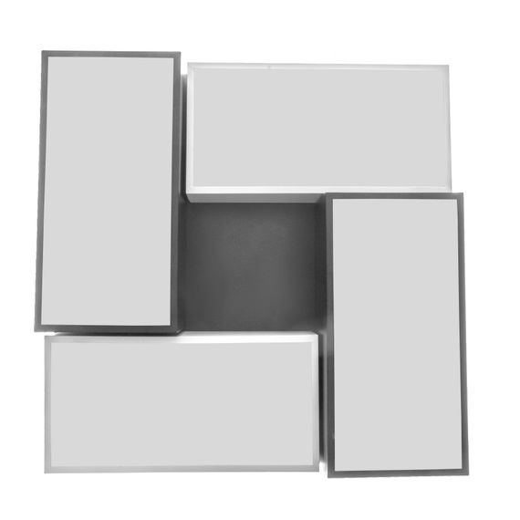 Светильник светодиодный настенно-потолочный WBL-12/70W WW WH/BK | Зображення 1