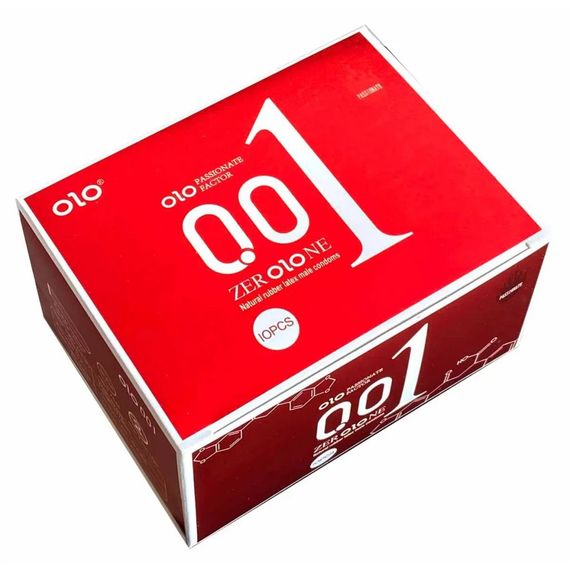 Презервативы Olo 0.01 RED, возбуждающие, с гиалуроновой кислотой, 10 шт Sex Aura | Зображення 5