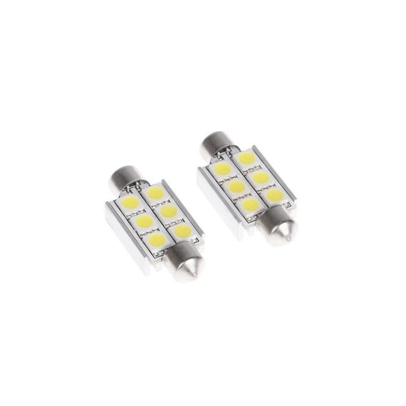 Лампа автомобільна світлодіодна LED SV8.5 CW (Festoon) 39mm 12V