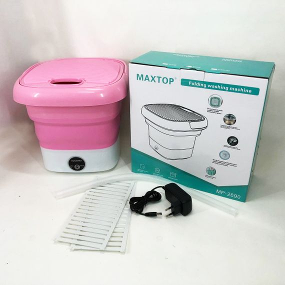 Пральна машина MAXTOP machine, Пральна машина для дачі без водопроводу. Колір: рожевий | Зображення 9