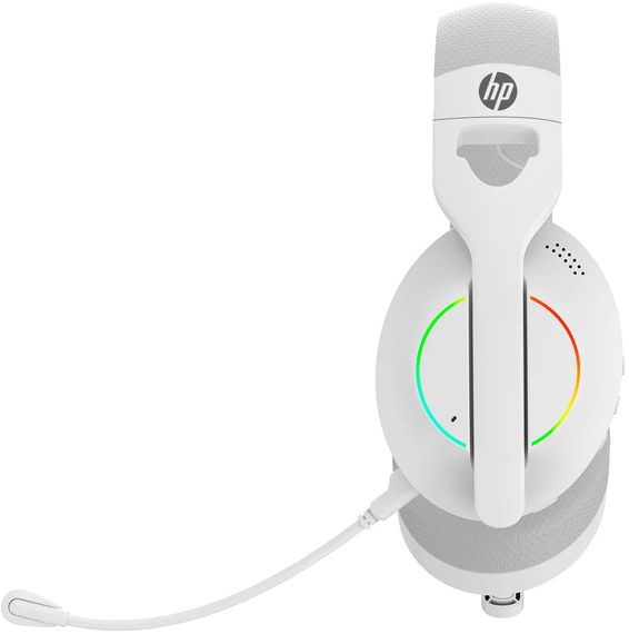 Гарнітура HP DHE-8003U Gaming, Sound 7.1, USB, RGB, кабель 2м, White
