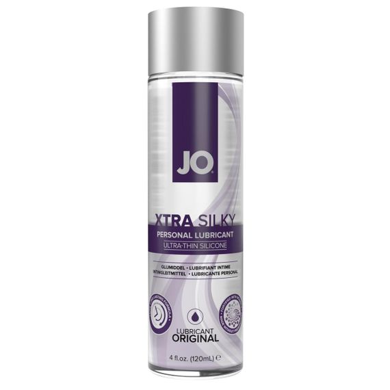 Лубрикант на силіконовій основі JO Xtra Silky Silicone (120 мл) Sex Aura