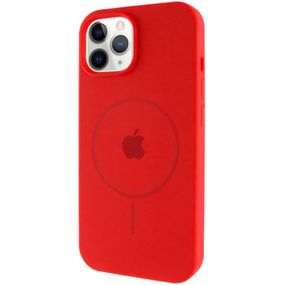 Чохол Silicone Case Full Protective (AA) with MagSafe для Apple iPhone 11 Pro Max (6.5") Червоний / Red