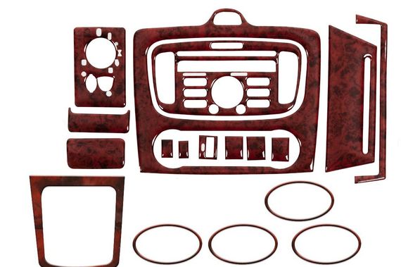 Накладки на панель AC (Maxi-set, Дерево) для Ford Focus II 2008-2011 рр