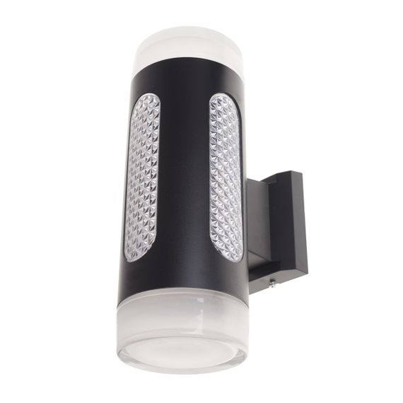 Светильник фасадный LED 7W+4W IP65 NW Black (PL-30/30)