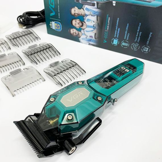 Домашняя машинка аккумуляторная для стрижки волос, Триммер для стрижки волос мощный KT-11