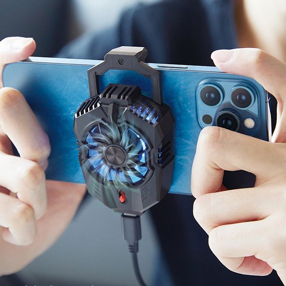 Охлаждающий кулер для мобильного телефона Hoco GM10 Black | Зображення 5