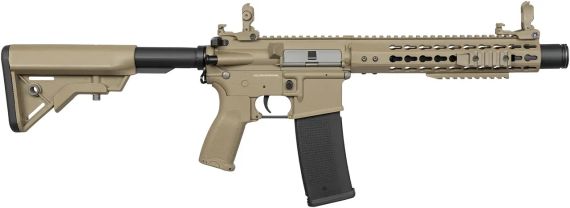 Страйкбольна гвинтівка Evolution Recon 10 Amplified Carbontech AEG 6 мм Tan