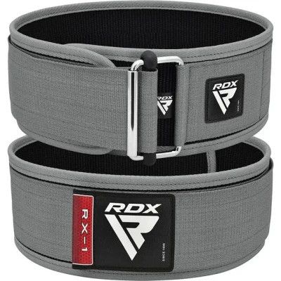 Атлетический пояс RDX RX1 Weight Lifting Belt Grey S (WBS-RX1G-S) | Зображення 1