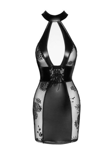 Сукня Noir Handmade F238 Short tulle dress with powerwetlook inserts, 3XL | Зображення 3