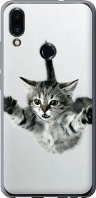 Чехол на Meizu Note 9 Летящий котёнок "2322u-1689-17620"