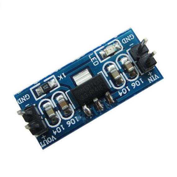 AMS1117-5v модуль линейного понижающего преобразователя напряжения с малым падением buck step down DC-DC