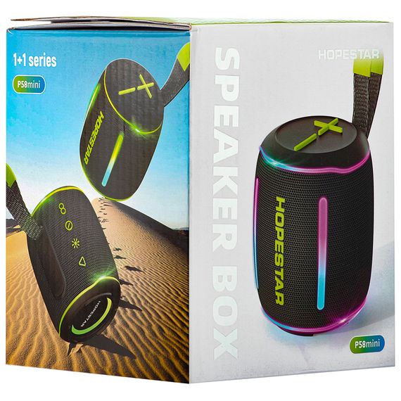 Bluetooth колонка Hopestar P58 mini 10W Black | Зображення 4