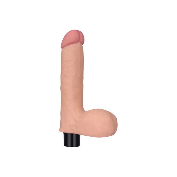 Реалістичний вібратор - Real Softee Vibrator With Balls 8" Sex Aura | Зображення 5