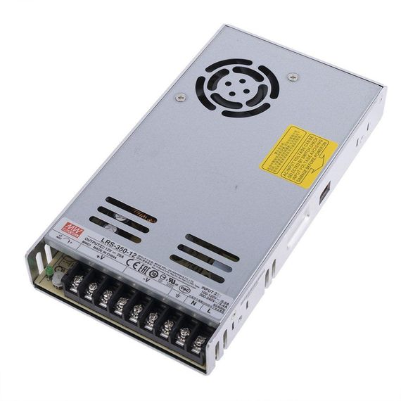 Блок живлення Mean Well LRS-350-12 (348W 29A 12V IP20) Series "LRS" | Зображення 1