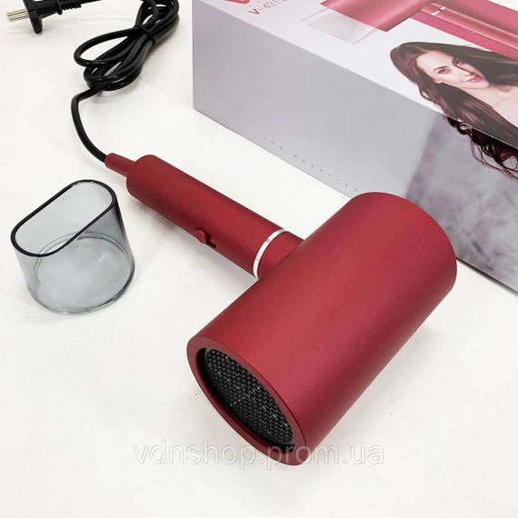 Портативний фен з насадками, Фен з режимом іонізації, Хороший для волосся Електрофен насадками ZS-81