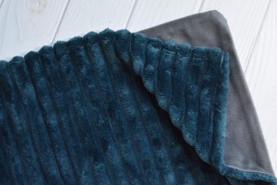 Комплект велюрової постільної білизни Merinos Eternity 160×220 см. Petrol | Зображення 1