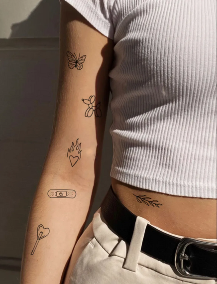 Тату тимчасове в наборі WOW Tattooshka LB-126 Різнокольоровий shop (5805800013237) | Зображення 1
