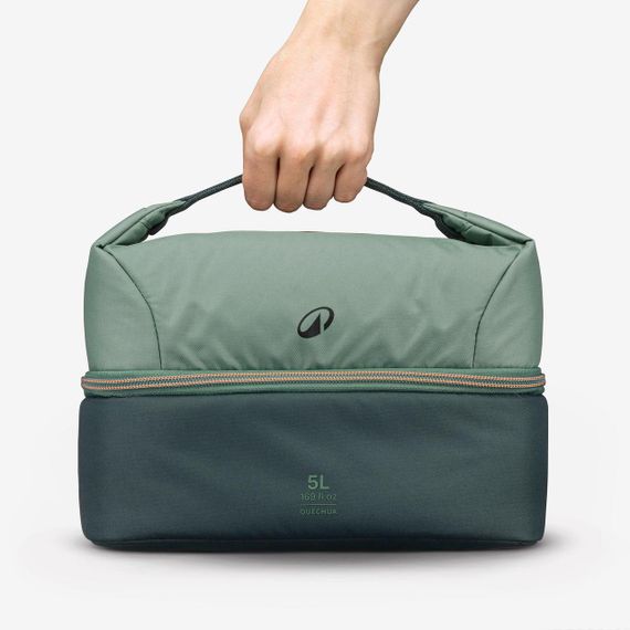 Ланч-бокс ізотермічний 100 1 л з пластиковим контейнером для їжі зелений - One Size | Зображення 3