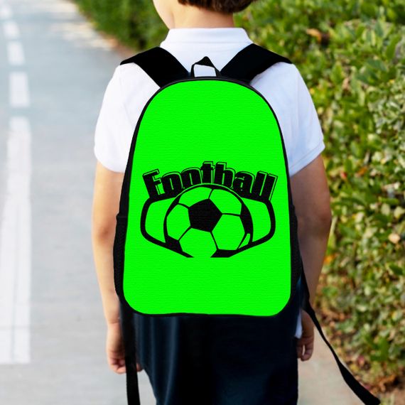 Рюкзак детский для футболиста 34х27см,городской ранец для мальчика футбол (00464)