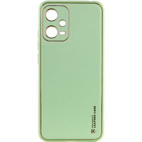 Кожаный чехол Xshield для Xiaomi Poco X5 5G / Redmi Note 12 5G Зеленый / Pistachio