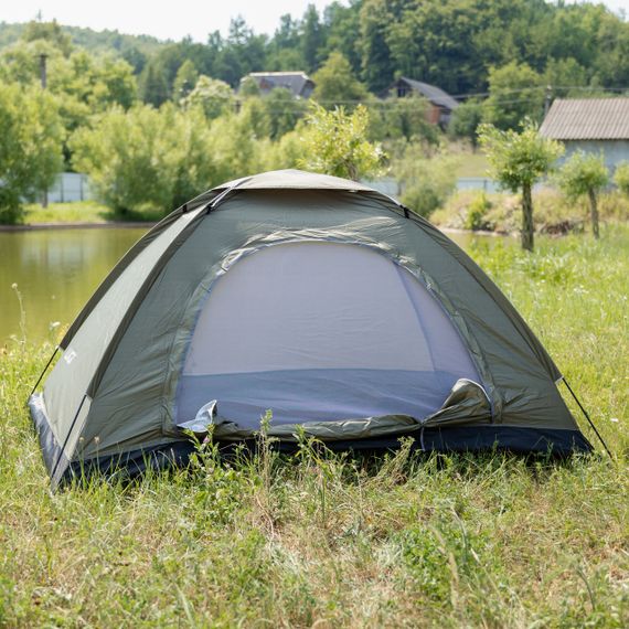 Намет двомісний 200×150×120 (см) кемпінговий туристичний для риболовлі, полювання LU-025GR Хакі | Зображення 3
