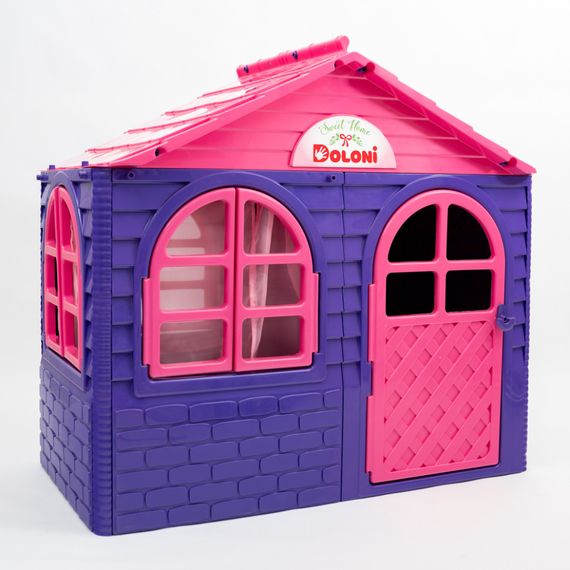 Детский игровой Домик со шторками 02550/10 пластиковый | Зображення 6