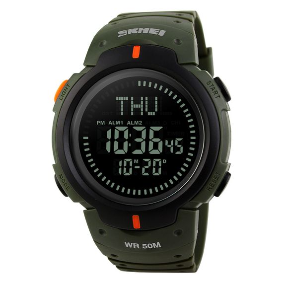 Чоловічий годинник Skmei 1231AG Military Smart Watch + Compass