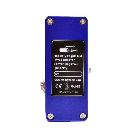 Гітарна педаль ефектів дилей Mosky Blue Delay для електрогітари електрогігітарі гітарі гітари | Зображення 3