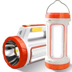 Ліхтар переносний кемпінг 6088-LED+COB з функцією PowerBank, ліхтарі для кемпінгу camping. PO-451 Колір: помаранчевий