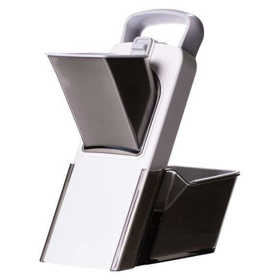 Овочерізка ручна універсальна з контейнером 19×12.5×34 см слайсер для овочів кухонна овочерізка HP-8-67 | Зображення 2