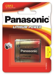 Батарейка Panasonic литиевая CRP2 блистер, 1 шт. (CR-P2L/1BP)