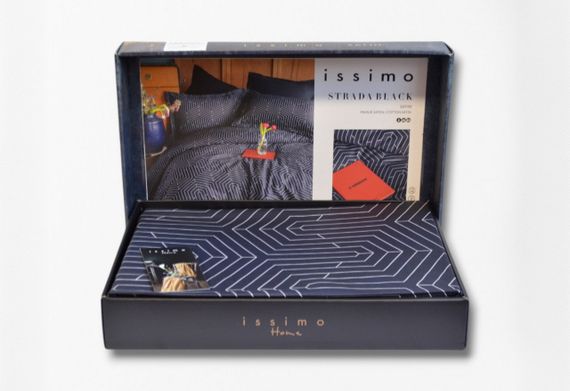 Комплект постільної білизни Issimo Coton Satin 200х220 см Strada Black | Зображення 6
