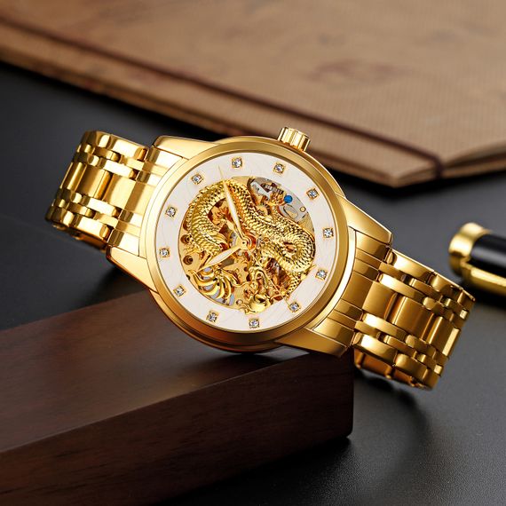 Чоловічий годинник Skmei 9310GDSI Gold-Silver | Зображення 2