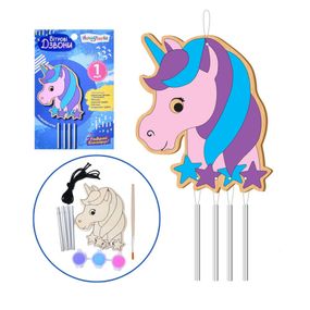 Детский набор для творчества ветряной колокольчик "Единорог" M 5876 UA