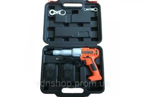 Електрозаклепочник BY 8506, з кейсом та 2 акумуляторами