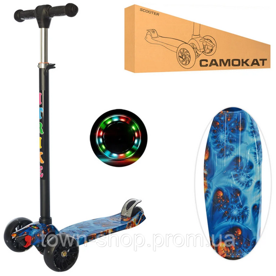 Самокат детский MAXI iTrike JR 3-060-22-WP3 трехколесный