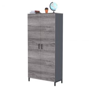 Шкаф офисный Loft Design LT-900-1900 антрацитдуб палена