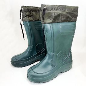 Чоботи гумові високі утеплені з підв'язкою 44р 29см, чоботи гумові для риболовлі