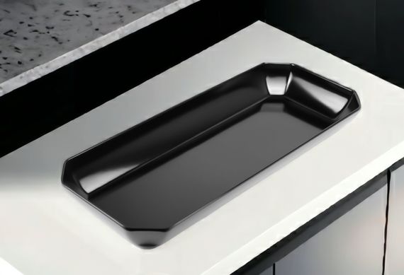 Блюдо восьмикутне з меламіну 50,8×20,3×5,3 см 3,7 л | Зображення 1