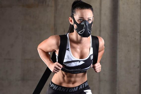 Маска для тренування дихання Фантом Training Mask Black L | Зображення 7