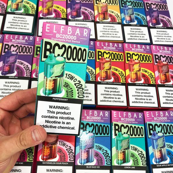 Elf Bar BC20000 смак М'ята перцева (Peppermint) | Зображення 1